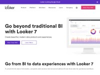 Desktop screenshot for looker.com