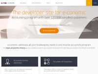 Desktop screenshot for e-conomic.com