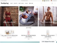 Desktop screenshot for foodspring.de