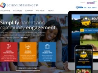 Desktop screenshot for schoolmessenger.com