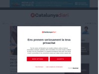 Desktop screenshot for catalunyadiari.com