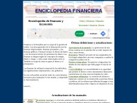 Desktop screenshot for enciclopediafinanciera.com