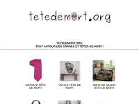 Desktop screenshot for tetedemort.org