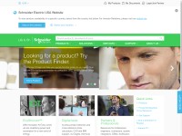 Desktop screenshot for schneider-electric.com