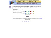 Desktop screenshot for simplehitcounter.com