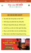 How dacsanbakien.com looks like on a mobile device such as an iPhone.