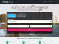Desktop screenshot for airportparkingreservations.com
