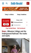 How dailyherald.com looks like on a mobile device such as an iPhone.