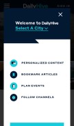 How dailyhive.com looks like on a mobile device such as an iPhone.