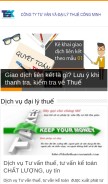 How dailythuecongminh.com looks like on a mobile device such as an iPhone.