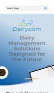 How dairy.com looks like on a mobile device such as an iPhone.
