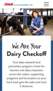 How dairy.org looks like on a mobile device such as an iPhone.
