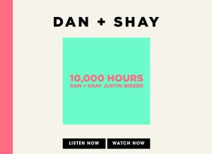 How danandshay.com looks like on a tablet such as an iPad.