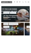 How daneduka.com looks like on a mobile device such as an iPhone.