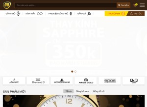 How dangquangwatch.vn looks like on a tablet such as an iPad.