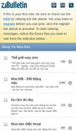 How dangtinmuaban.org looks like on a mobile device such as an iPhone.