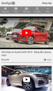How danhgiaxe.com looks like on a mobile device such as an iPhone.