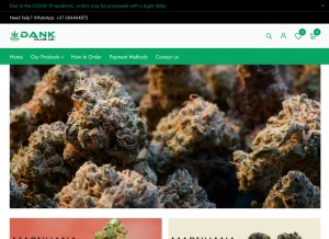 How dankpluguk.com looks like on a tablet such as an iPad.
