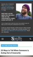 How danoah.com looks like on a mobile device such as an iPhone.