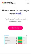 How dapulse.com looks like on a mobile device such as an iPhone.
