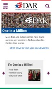 How dar.org looks like on a mobile device such as an iPhone.