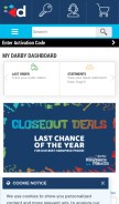 How darbydental.com looks like on a mobile device such as an iPhone.