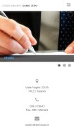 How dariolupo.it looks like on a mobile device such as an iPhone.