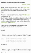How darknet.fail looks like on a mobile device such as an iPhone.