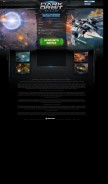 How darkorbit.com looks like on a mobile device such as an iPhone.
