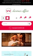 How darmaroffice.pl looks like on a mobile device such as an iPhone.