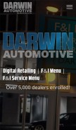 How darwinautomotive.com looks like on a mobile device such as an iPhone.