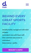 How dashplatform.com looks like on a mobile device such as an iPhone.