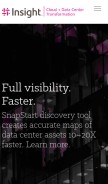 How datalink.com looks like on a mobile device such as an iPhone.