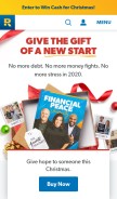 How daveramsey.com looks like on a mobile device such as an iPhone.