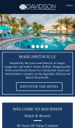 How davidsonhotels.com looks like on a mobile device such as an iPhone.