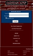How davidsonsinc.com looks like on a mobile device such as an iPhone.