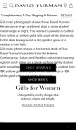 How davidyurman.com looks like on a mobile device such as an iPhone.