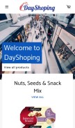 How dayshoping.com looks like on a mobile device such as an iPhone.