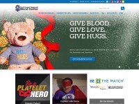Desktop screenshot for giveblood.org