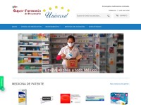 Desktop screenshot for superfarmaciauniversal.com