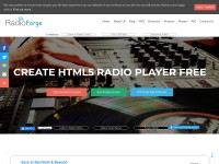 Desktop screenshot for radioforge.com