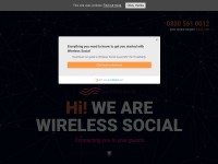 Desktop screenshot for wireless-social.com