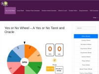 Desktop screenshot for yesornowheel.info
