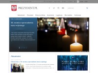 Desktop screenshot for prezydent.pl