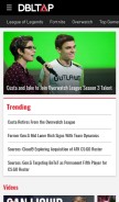 How dbltap.com looks like on a mobile device such as an iPhone.