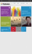 How dbqschools.org looks like on a mobile device such as an iPhone.