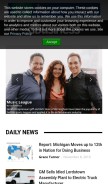 How dbusiness.com looks like on a mobile device such as an iPhone.