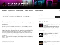 Desktop screenshot for only-gaming.fr