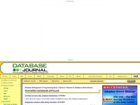 Desktop screenshot for databasejournal.com