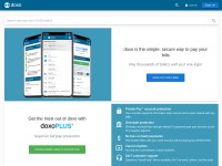 Desktop screenshot for doxo.com